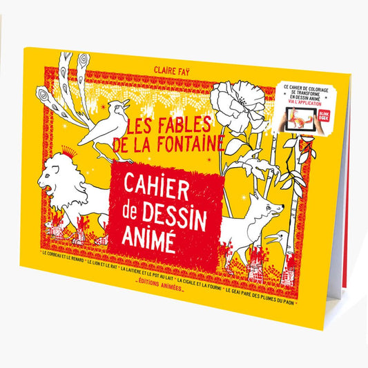 Animated coloring book The Fables of La Fontaine volume 1 - Made in France - Editions Animées