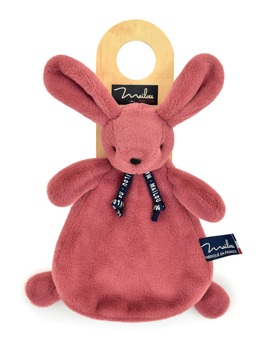 Doudou Lapin dorlotin extra doux - Bleu ou Rose