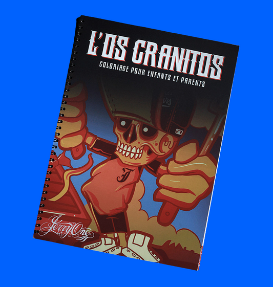 Coloring page Chicanos The Cranitos bone By Jerry One - Made in Italy