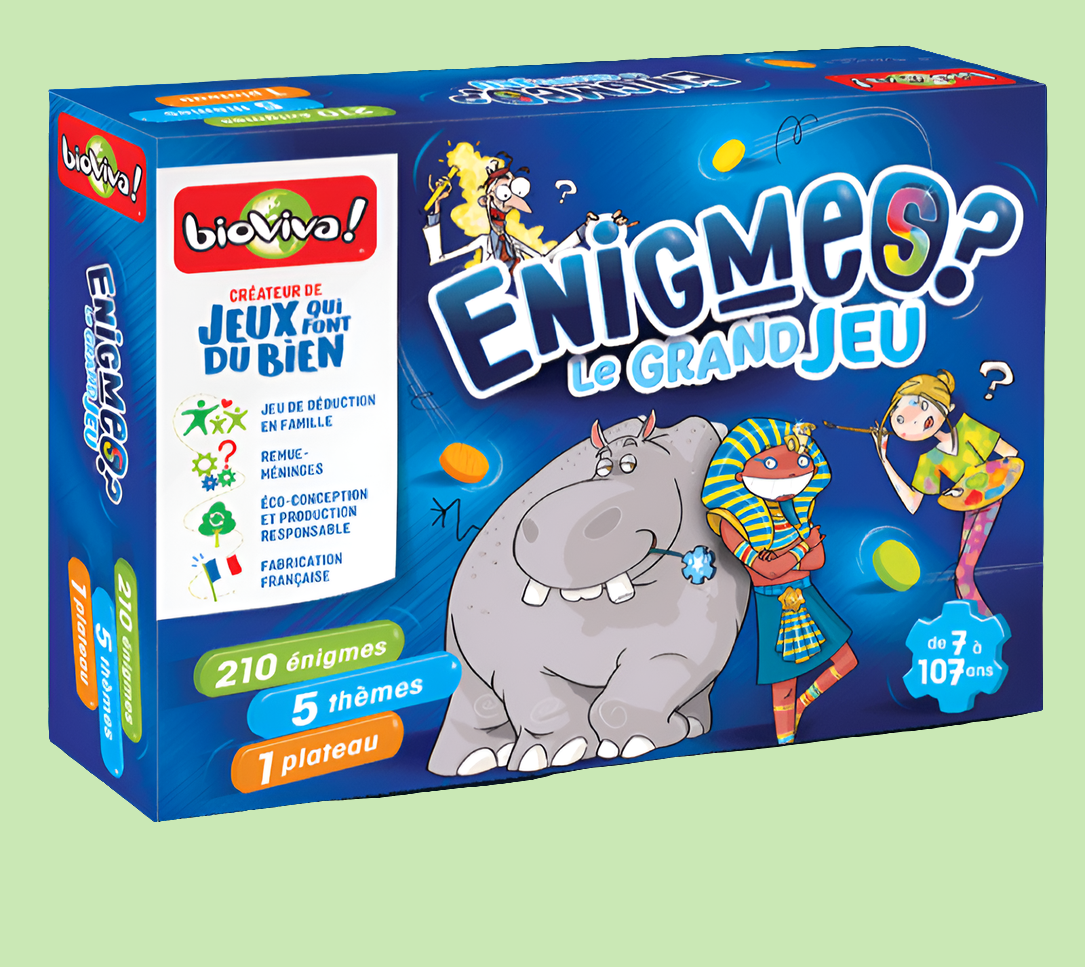 Le Grand Jeu Enigmes - Made in France - Bioviva