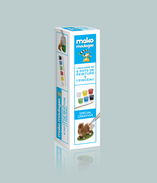 Quadri paint refill - Made in France - Mako Moulages