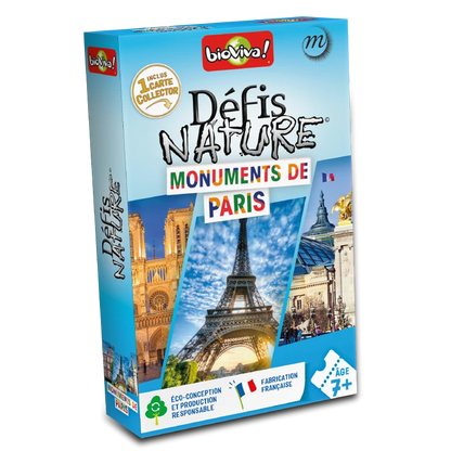 Jeu Défis Nature Monuments de Paris - Apprendre en s'amusant