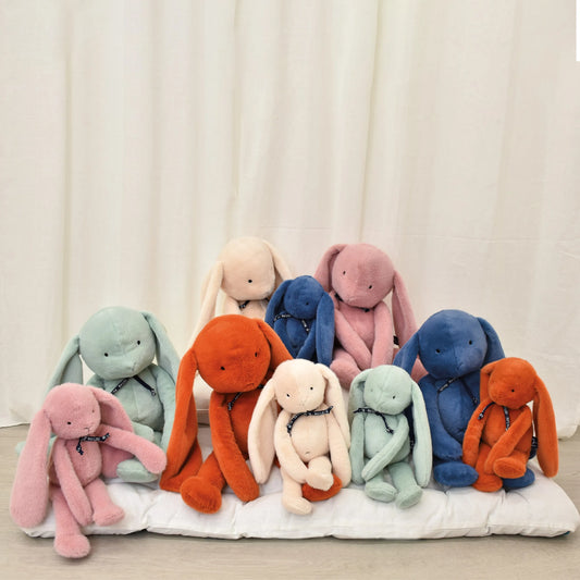 Peluche Lapin bébé Méloé - plusieurs coloris au choix