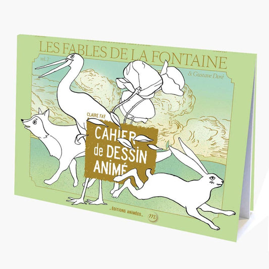 Animated coloring book The Fables of La Fontaine volume 2 - Made in France - Editions Animées