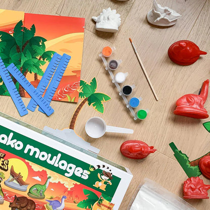 Grand coffret Mako Moulages - Le Monde des Dinosaures