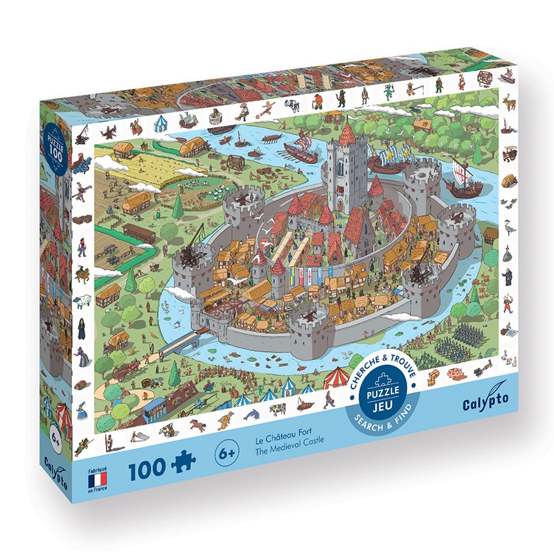 Find &amp; Find Puzzle 100 pieces, 2 models to choose from - Made in France