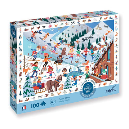 Find &amp; Find Puzzle 100 pieces, 2 models to choose from - Made in France