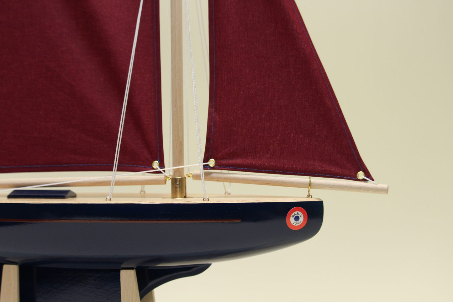 Le Saint Germain: Handmade Toy Sailboat Made in France