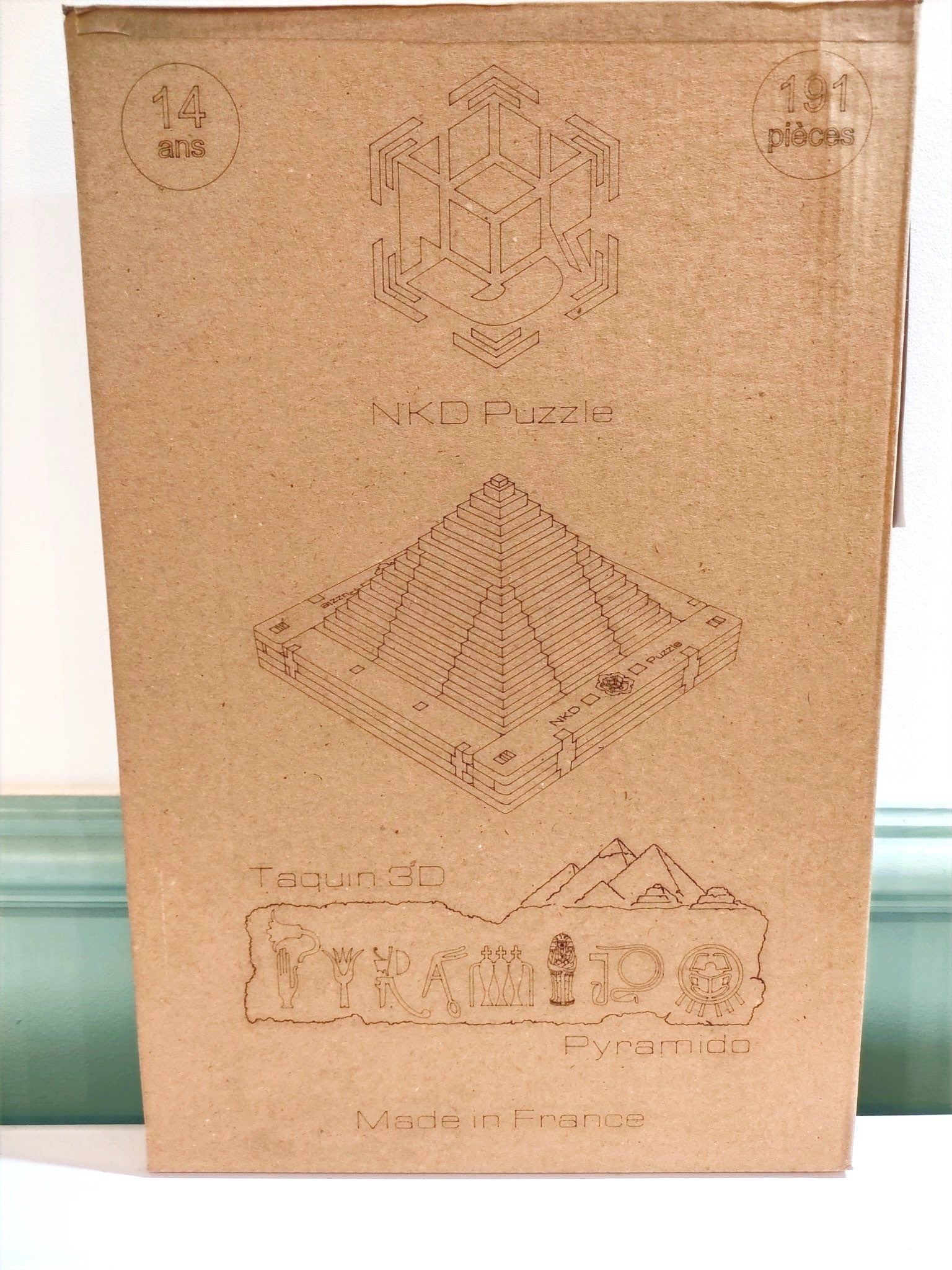 Wooden game Pyramido Kit / 3D Taquin