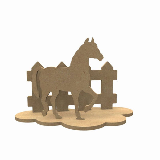 3D wooden decoration The horse - Made in France