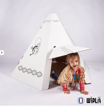 Cardboard teepee - Made in France - Wiplii