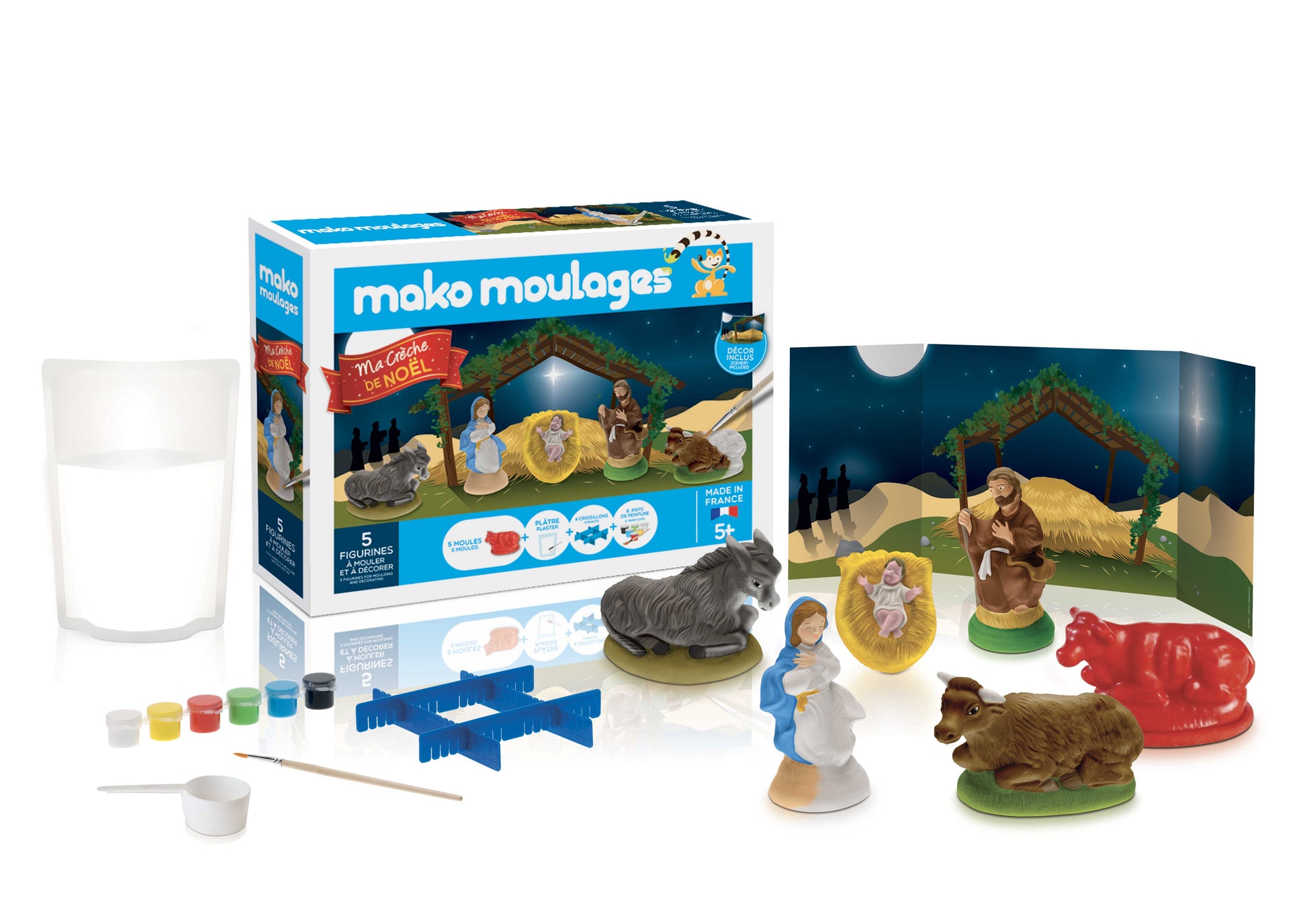 coffret crèche de noel Mako Moulages