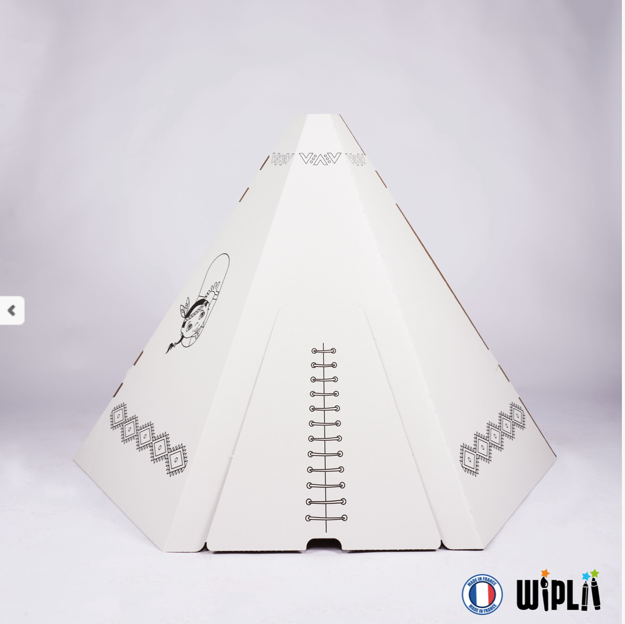 Cardboard teepee - Made in France - Wiplii