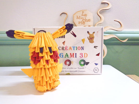 3D Origami Pikachu - Made in France