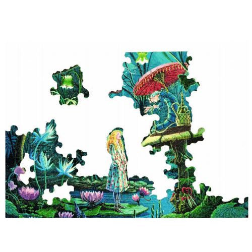 Puzzle bois 100 pièces Alice aux pays des merveilles - Made in France - Michèle Wilson